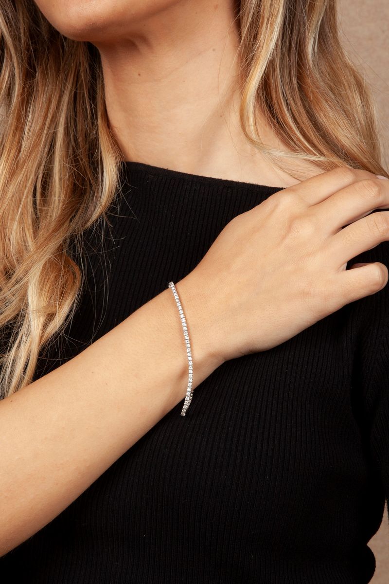 Bracciale Tennis in Oro e Brillanti