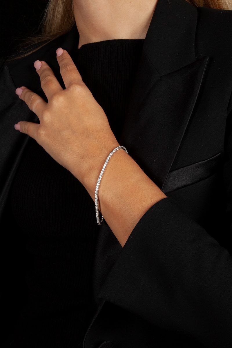 Bracciale Tennis in Oro e Brillanti
