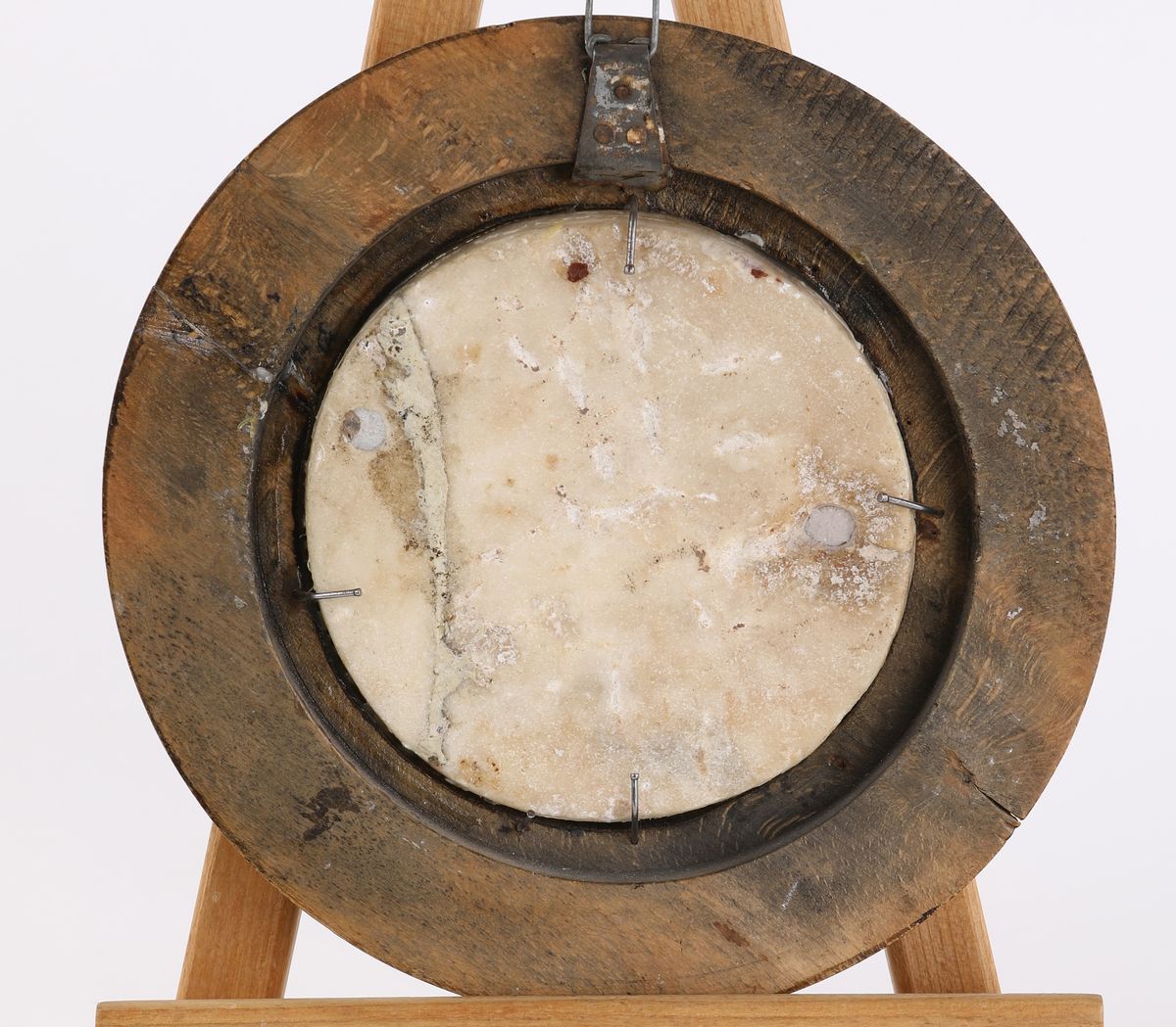Bassorilievo in Marmo Bianco Raffigurante Carlo Magno di Profilo