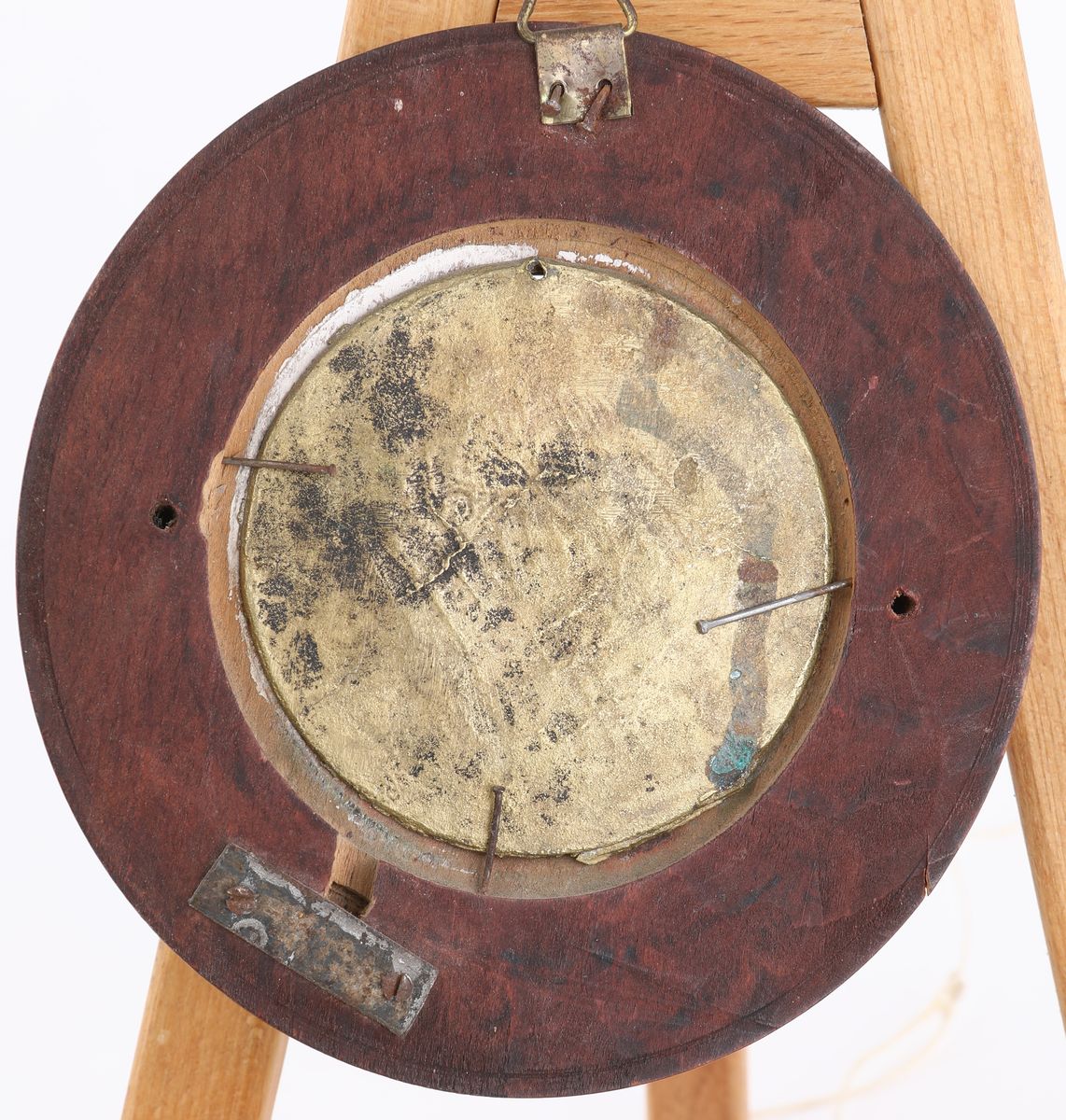 Placca Uniface in Bronzo con Stemma di Papa Gregorio XVI Stato Pontificio