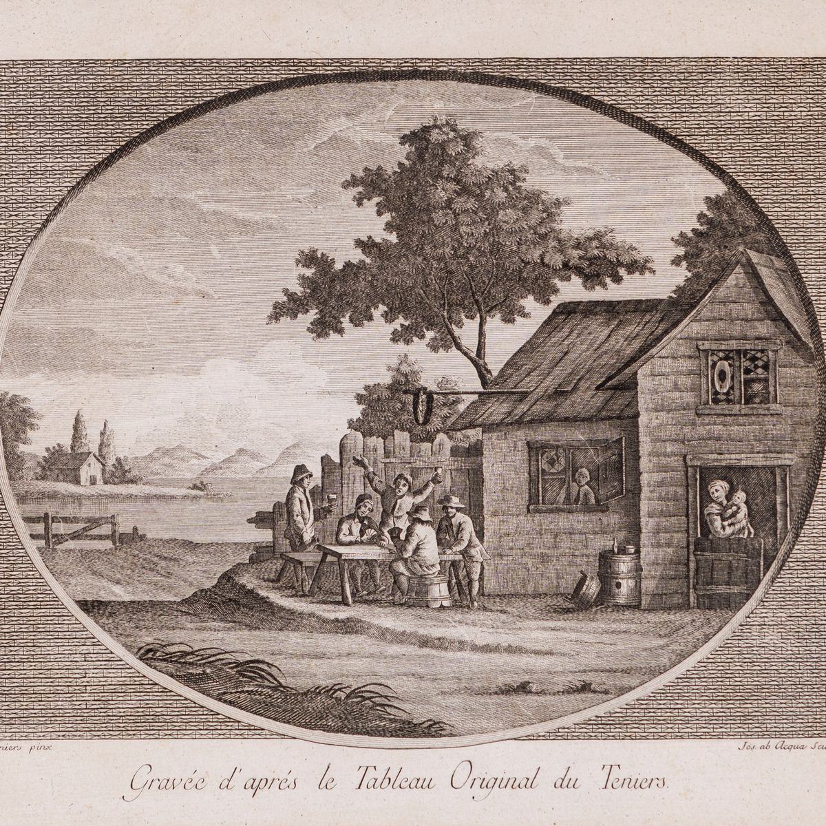 Giuseppe Dall'acqua - David Teniers (1582/1649) - Giuseppe Dell'acqua (attivo Fine XVIII Sec.)
