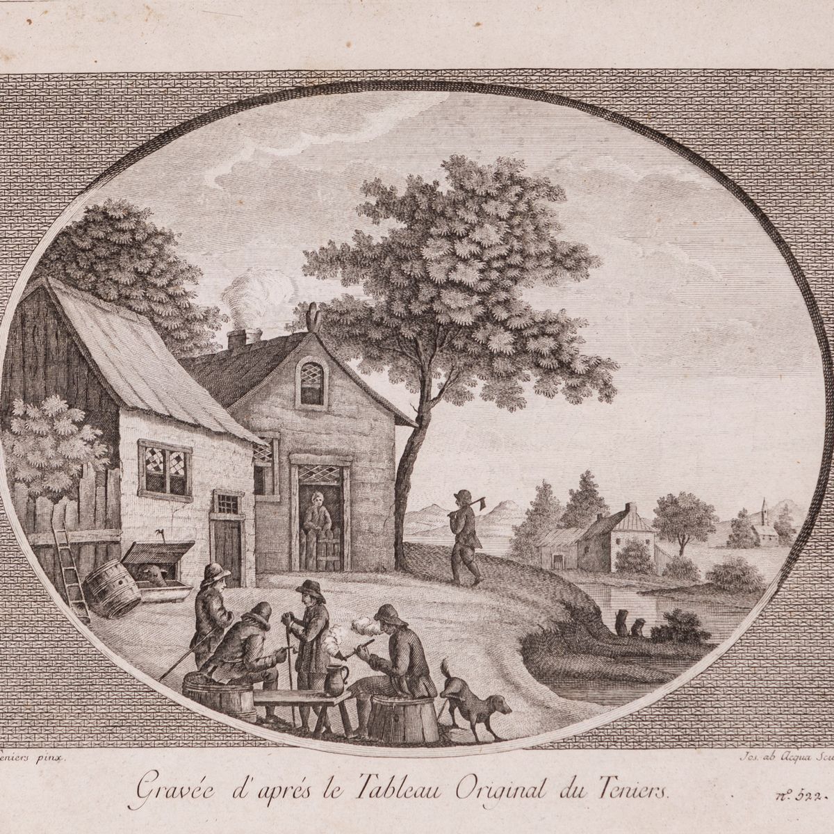 Giuseppe Dall'acqua - David Teniers (1582/1649) - Giuseppe Dell'acqua (attivo Fine XVIII Sec.)