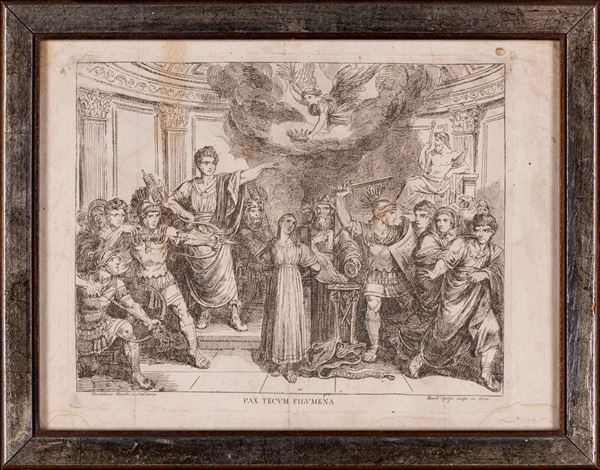 Bartolomeo Pinelli - Il martirio di Santa Filomena