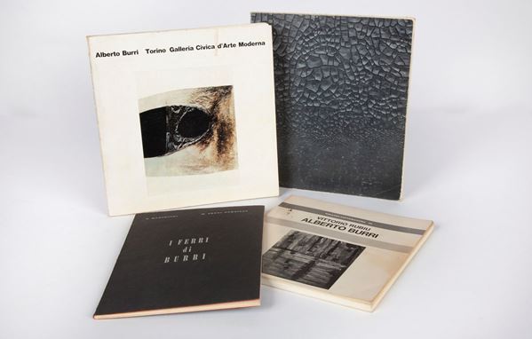 Lotto di quattro volumi di Alberto Burri