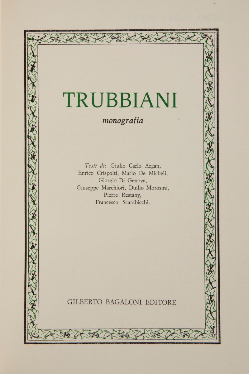 Enrico Crispolti. Trubbiani