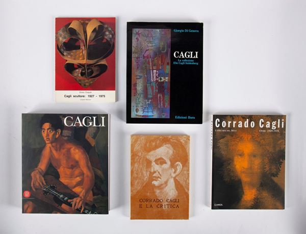 Lotto di cinque volumi su Corrado Cagli