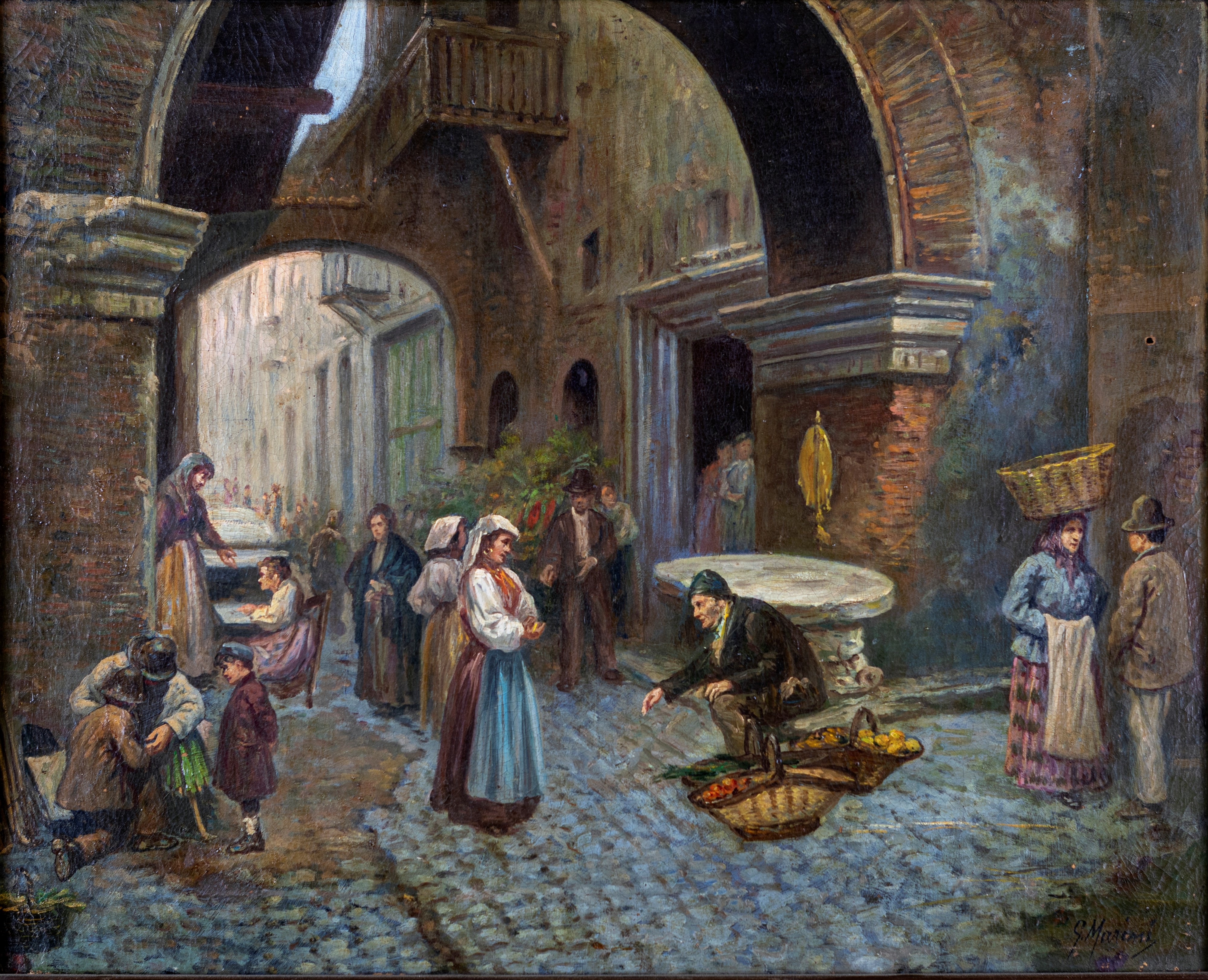 Il Portico d'Ottavia al Ghetto di Roma