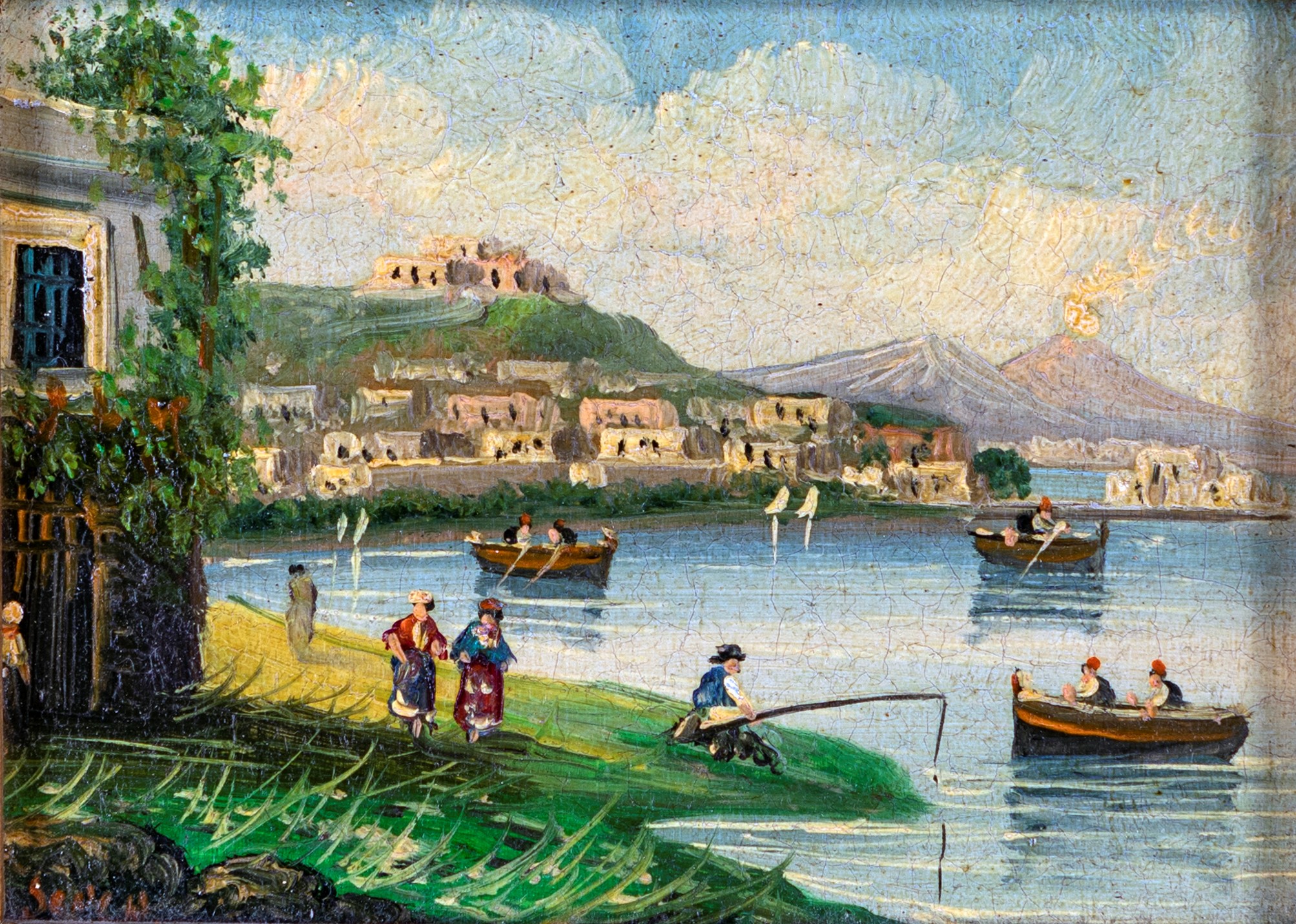 Veduta di golfo di Napoli