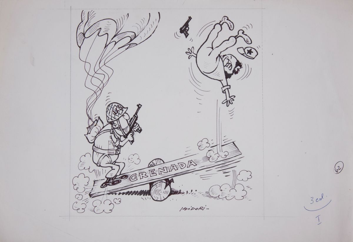 Anonimo del XX Secolo - Lotto di Cinque Illustrazioni