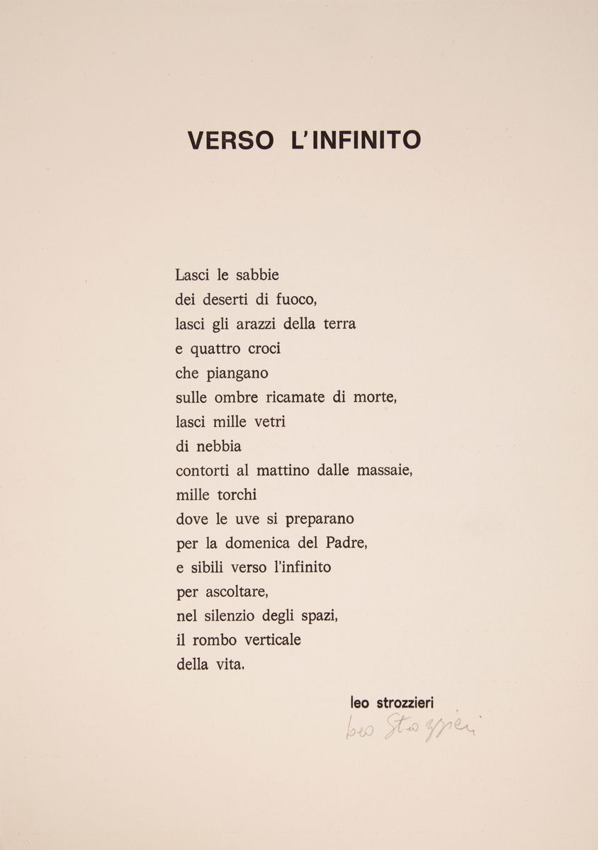 Alessandro Bruschetti - Verso L'infinito