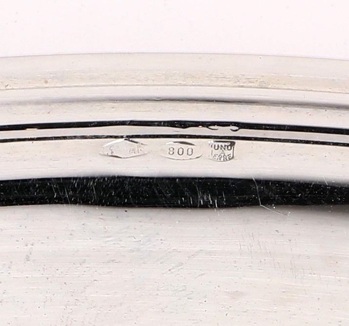 Piatto Circolare in Argento 800