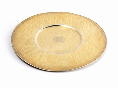 Patena in Argento Dorato, Roma, Prima Metà del XIX Secolo