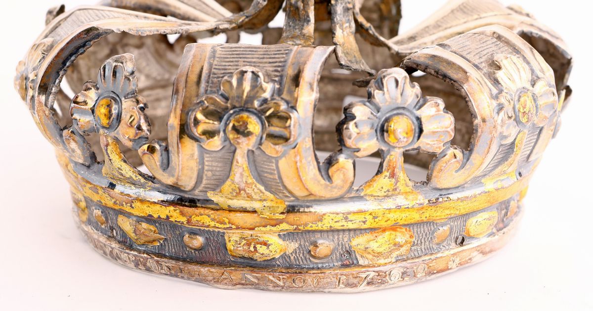 Corona per Statua in Argento in Parte Dorato, Roma (?), Seconda Metà del XVIII Secolo