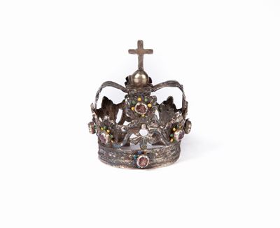 Piccola Corona in Argento con Gemme, XIX Secolo