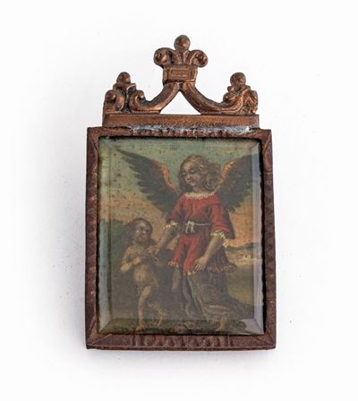 Doppia Miniatura su Rame, Lombardia, XVII Secolo