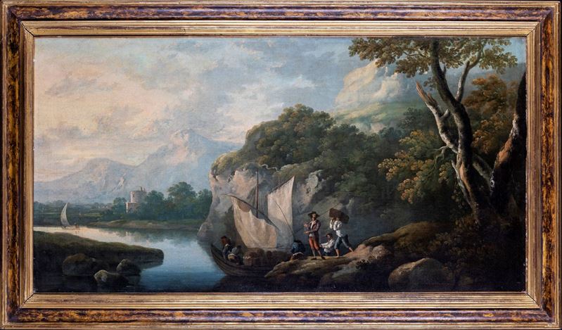 Paolo Anesi - Paesaggio Fluviale