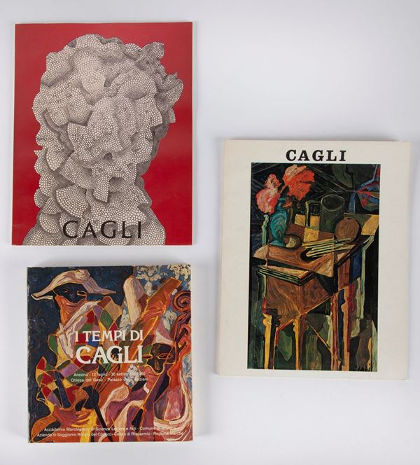 Tre volumi di mostre di Corrado Cagli
