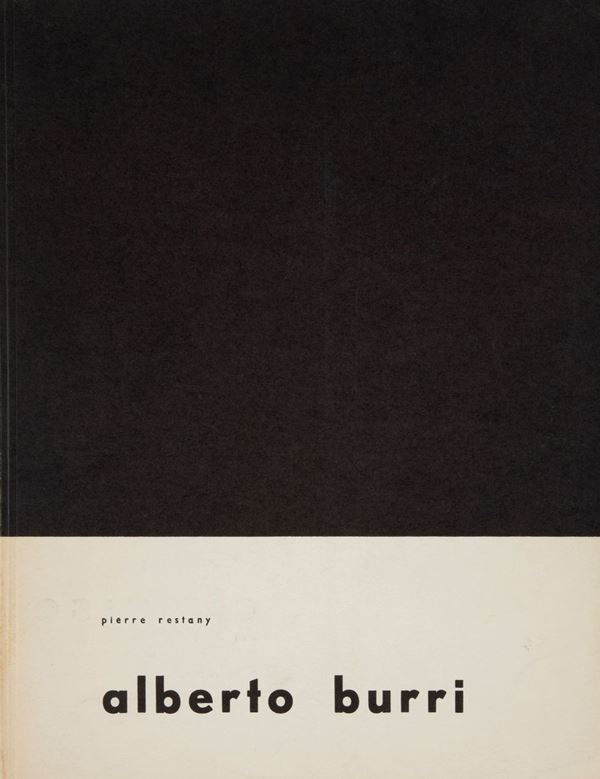 Pierre Restany. Alberto Burri. Con dedica autografa dell'artista.
