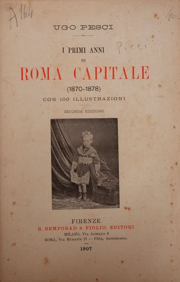 Ugo Pesci. I primi anni di Roma Capitale 1870-1878