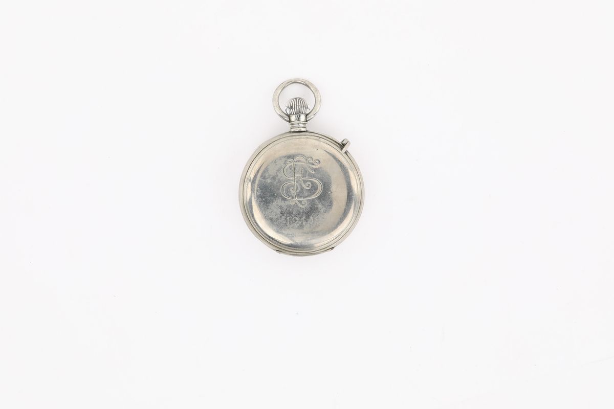 Longines Orologio da Tasca Remontoir in Metallo (guardie Notturne) Inizi XX Secolo