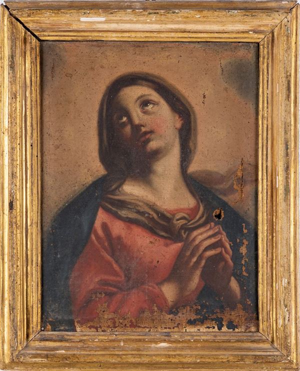Scuola emiliana del XVIII secolo - Madonna in preghiera