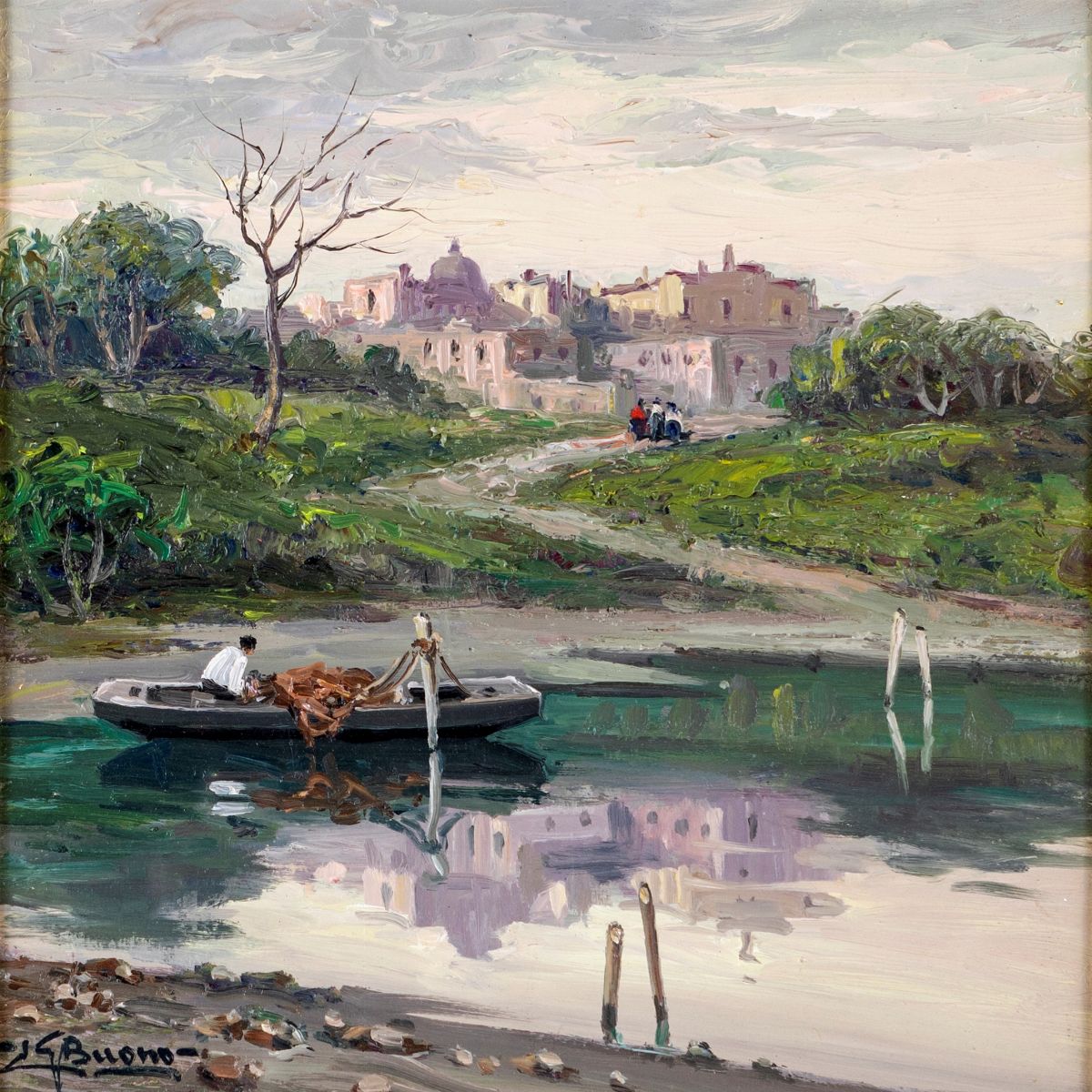 Leon Giuseppe Buono - Pozzuoli Vista da Agnano