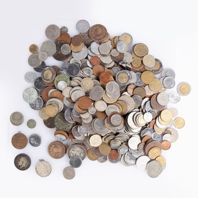 Lotto di Monete di Metallo Vile Italiane ed Estere, XIX e XX Secolo
