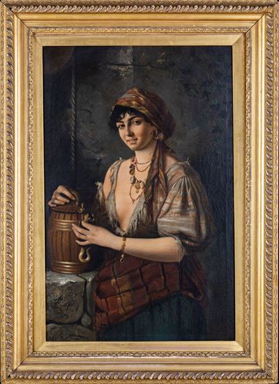 Giovane Zigana Ungherese al Pozzo