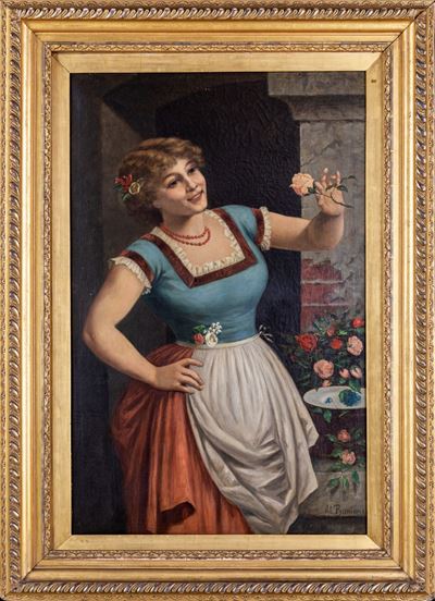 "venditrice di Fiori Pompeiana"