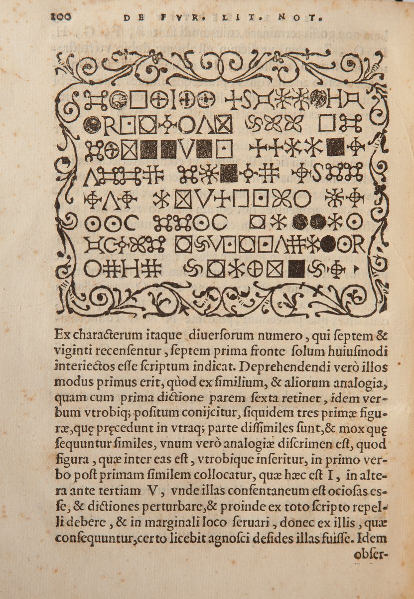 Giovan Battista della Porta. De Furtivis Literarum Notis Vulgo De Ziferis