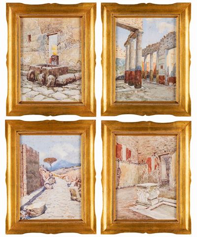 Quattro Vedute di Pompei