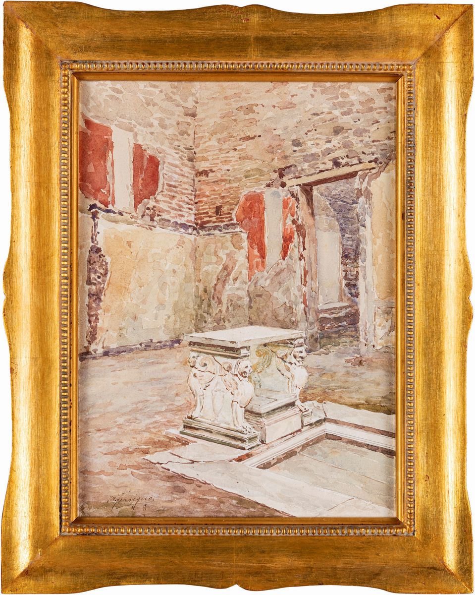 Antonio Ferrigno - Quattro Vedute di Pompei