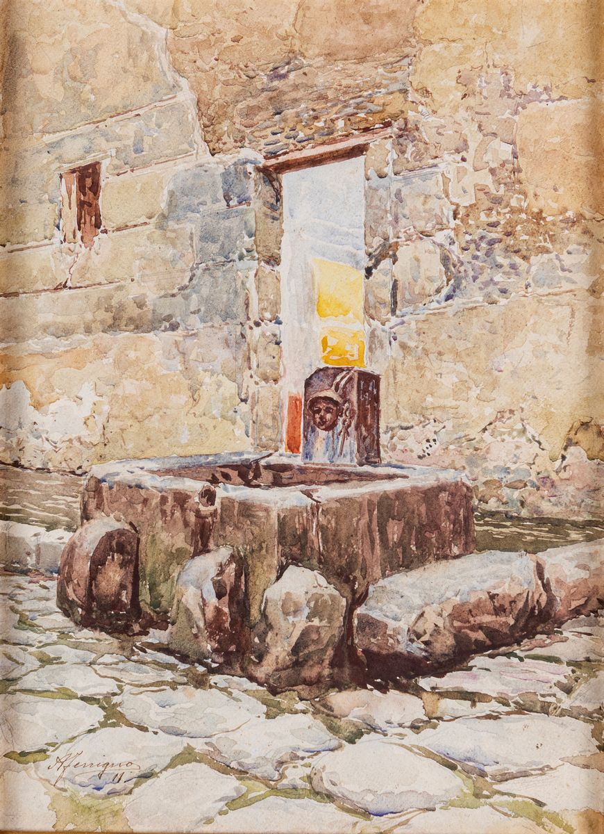 Antonio Ferrigno - Quattro Vedute di Pompei