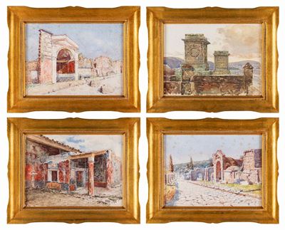 Quattro Vedute di Pompei