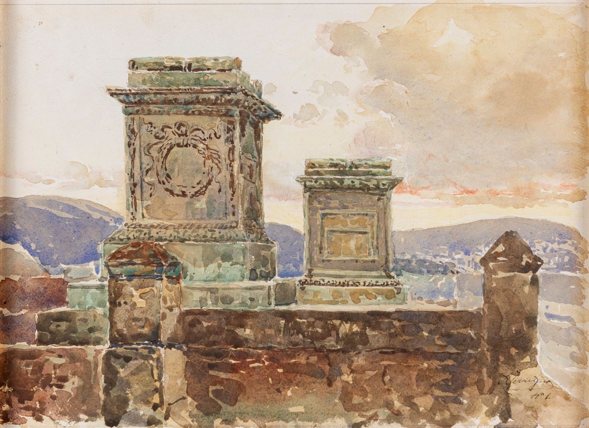Antonio Ferrigno - Quattro Vedute di Pompei
