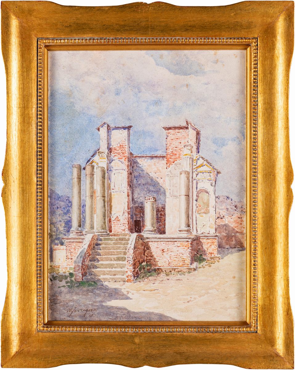 Antonio Ferrigno - Cinque Vedute di Pompei