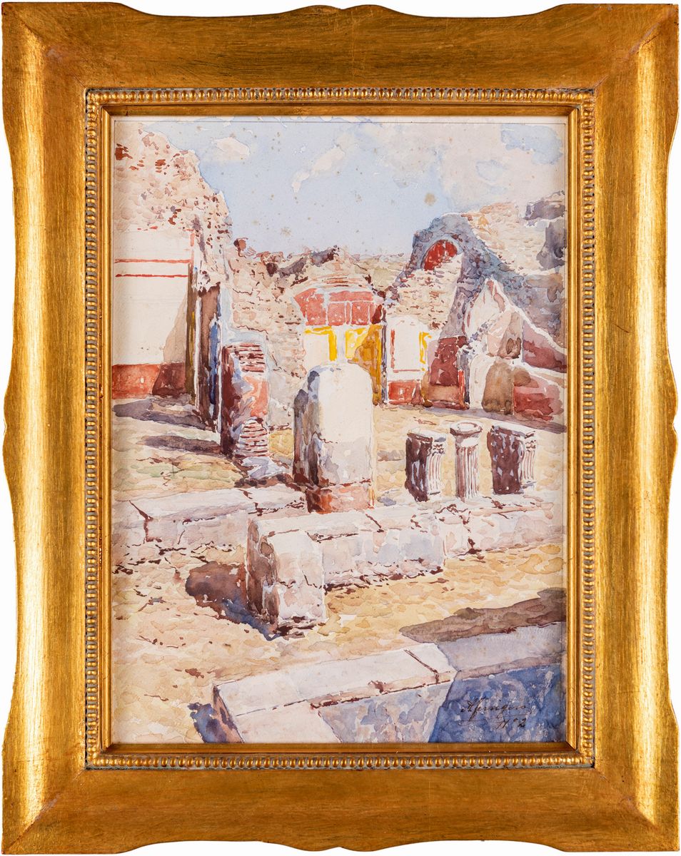 Antonio Ferrigno - Cinque Vedute di Pompei
