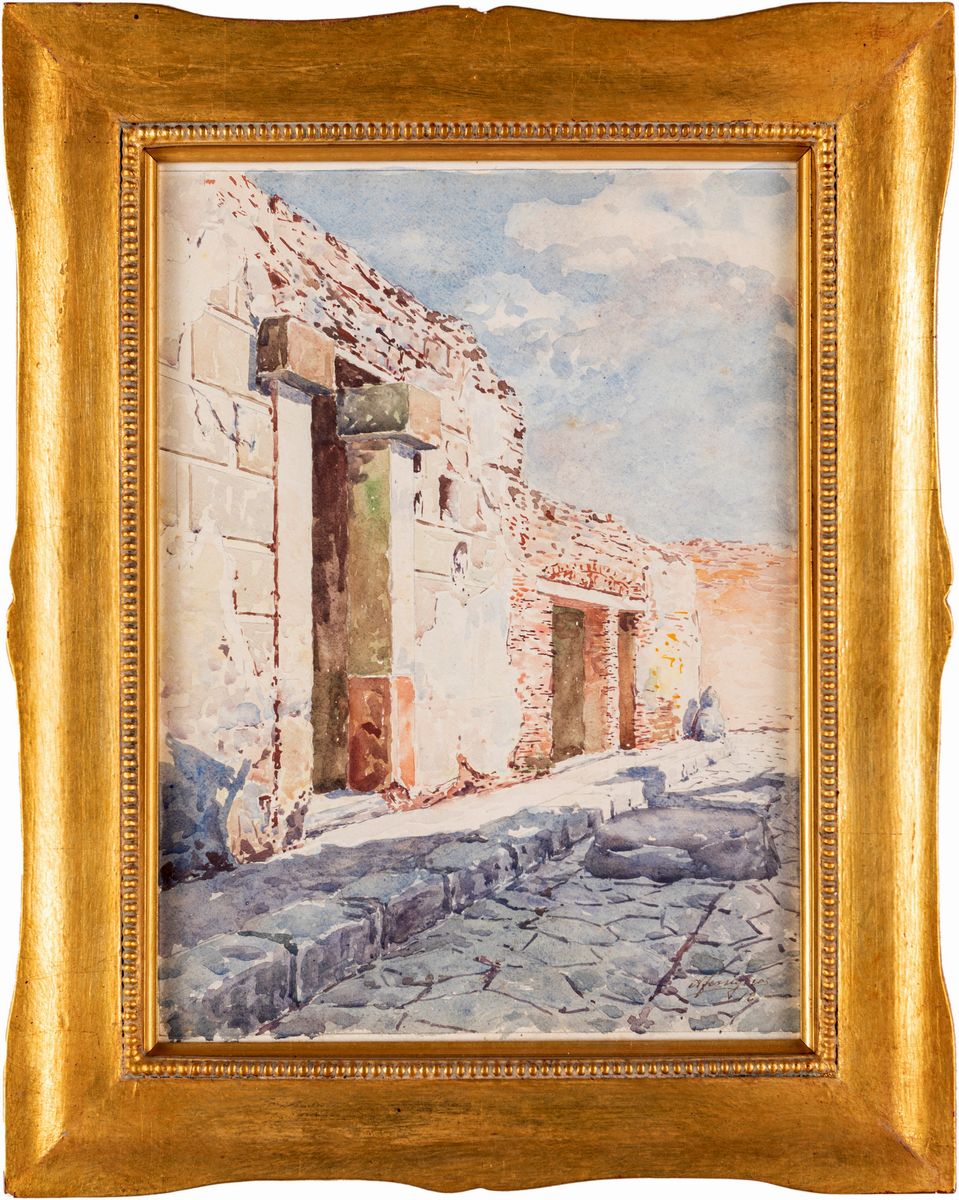 Antonio Ferrigno - Cinque Vedute di Pompei