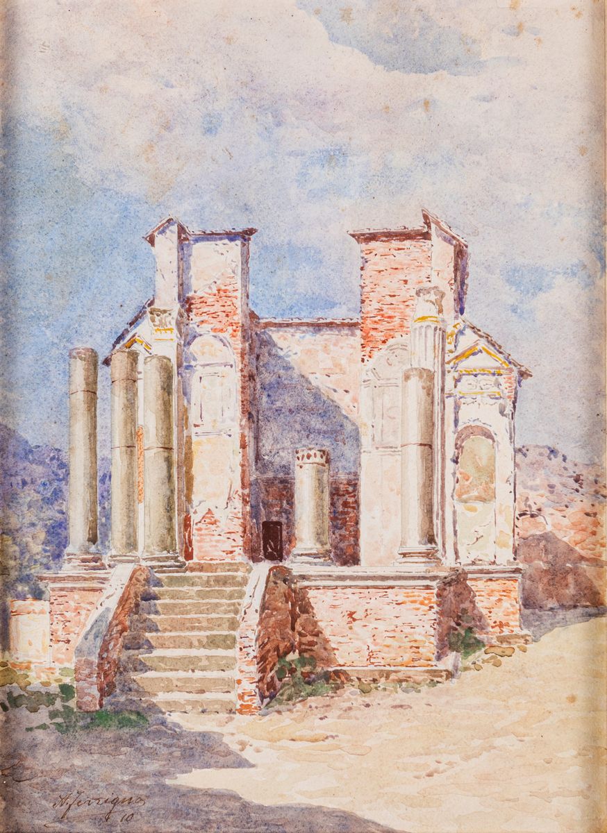 Antonio Ferrigno - Cinque Vedute di Pompei
