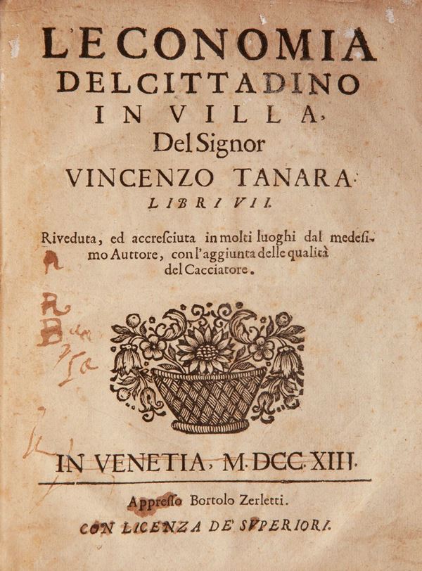 Vincenzo Tanara. L'economia del cittadino in villa