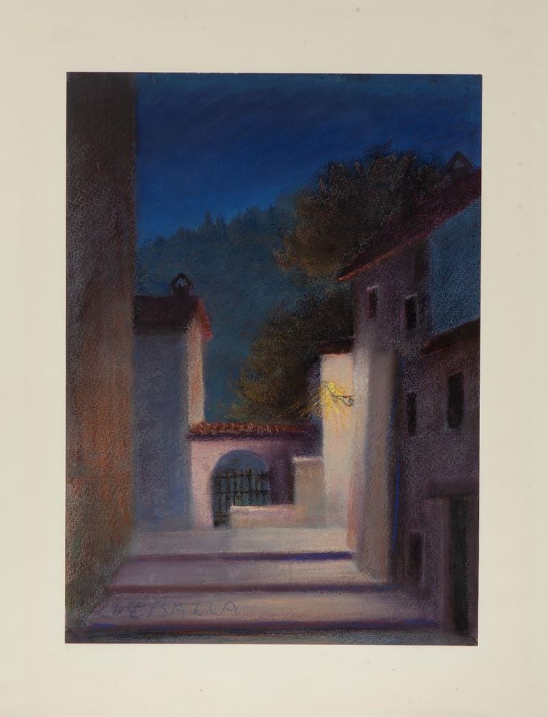 Luce Balla - Paesaggio Notturno