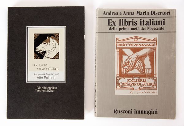 Andrea ed Anna Maria Disertori. Ex Libris Italiani della prima metà del '900 - Andreas ed Angela Hopf. Alte ExLibris