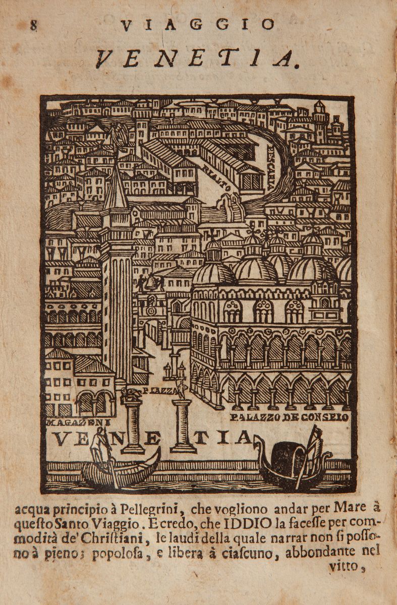 Fra Noè Bianchi. Viaggio da Venetia al S. Sepolcro Et al Monte Sinai; Col Dissegno delle Città, C...