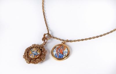 Coppia di Medaglie in Oro