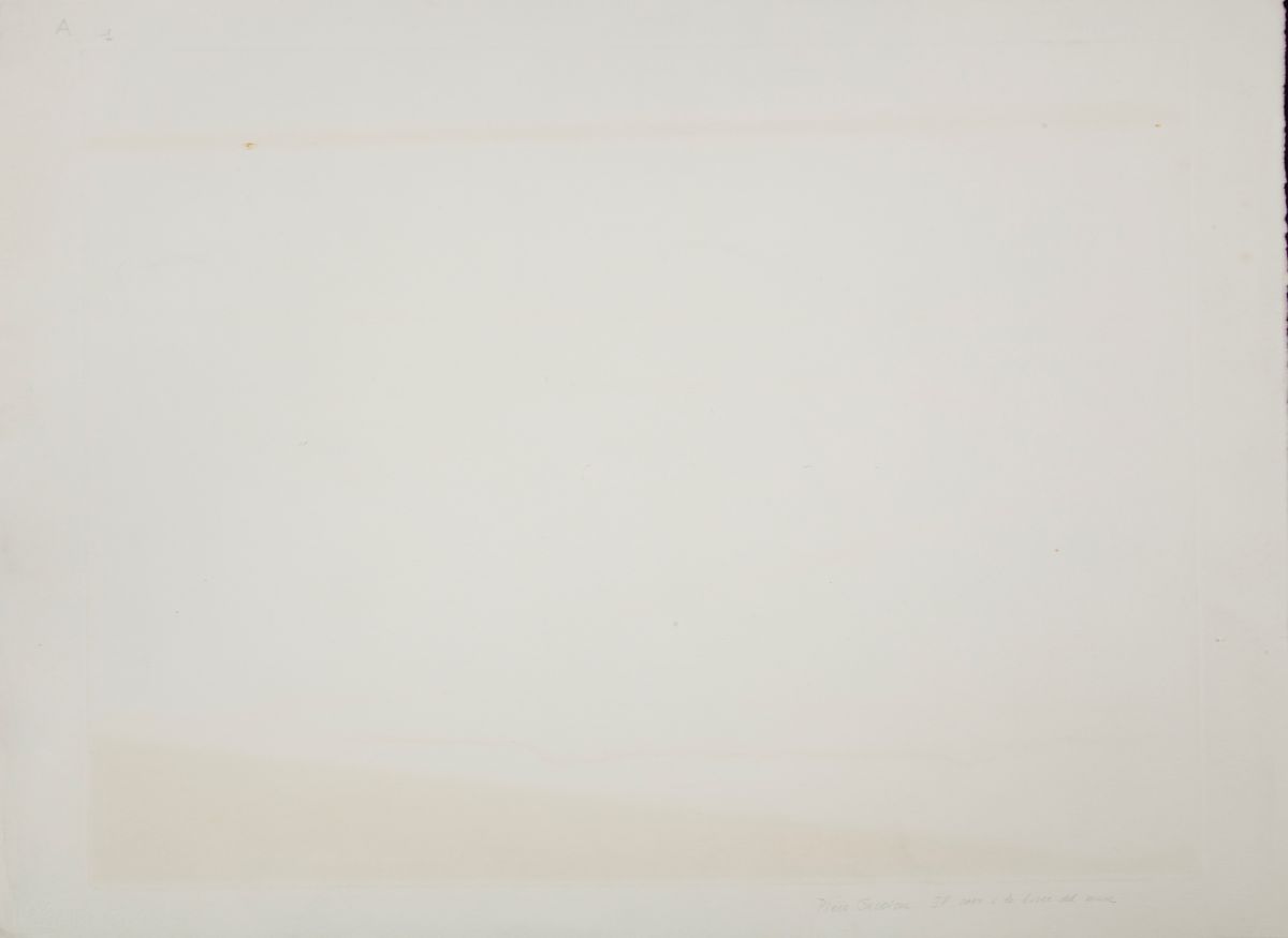 Piero Guccione - Il Cavo e le Linee del Mare