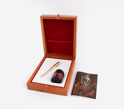 Sheaffer W.a. Commemorative Pen - Penna Stilografica in Metallo Inciso in Edizione Limitata. Pat....