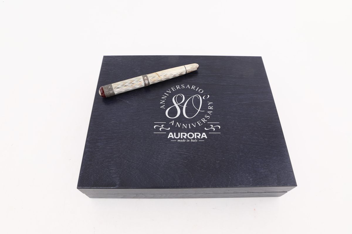Aurora 80° Anniversario - Penna Stilografica in Argento 925