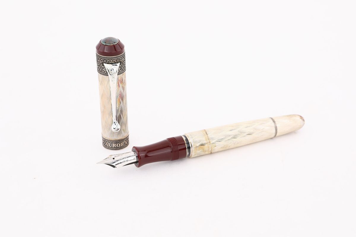 Aurora 80° Anniversario - Penna Stilografica in Argento 925