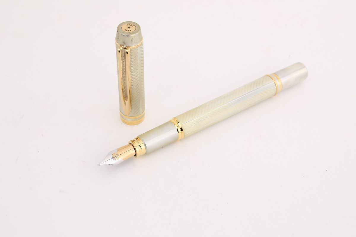 Waterman Man 100 Etoile 1983-1993, Penna Stilografica in Argento Massiccio 950