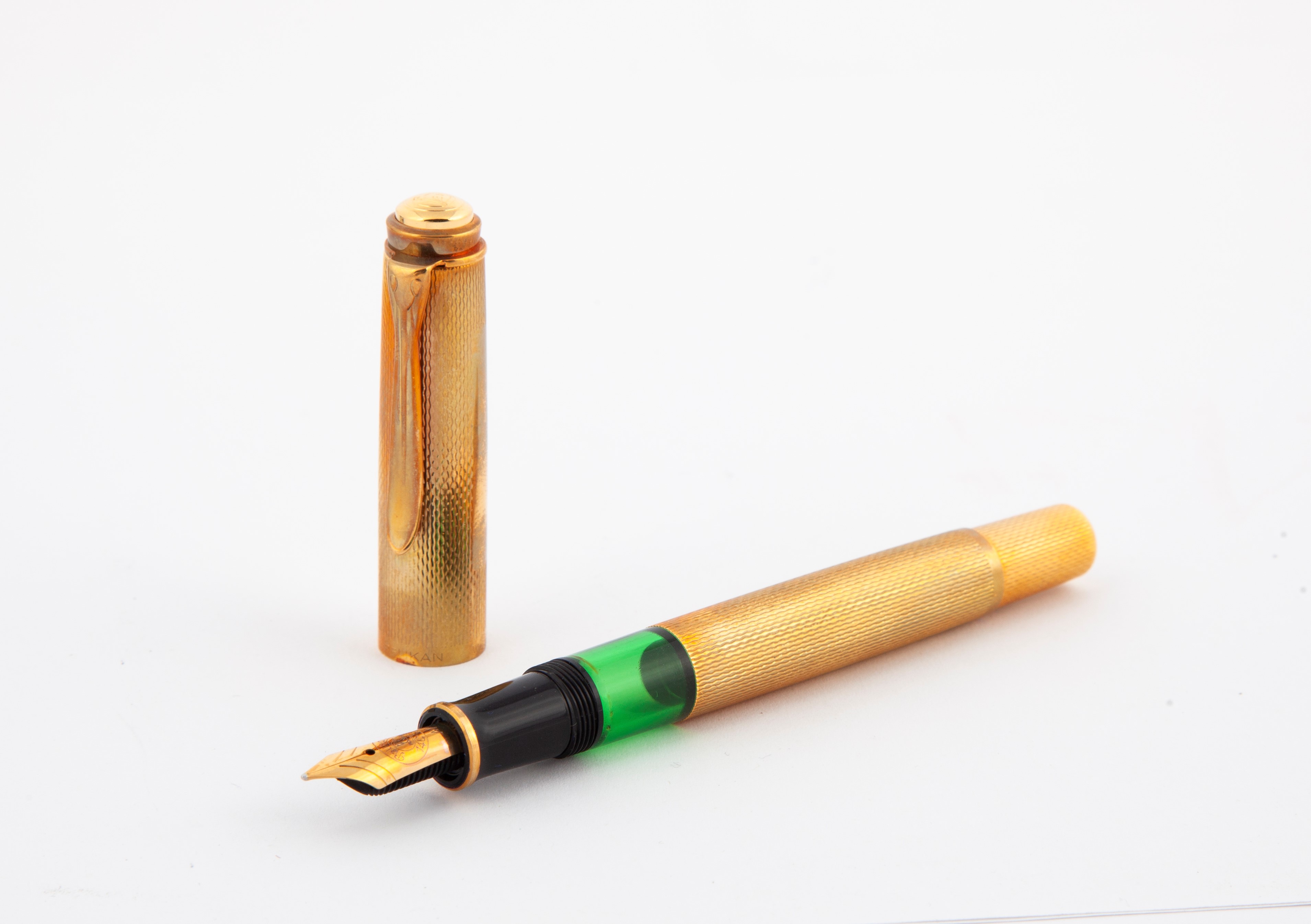 Pelikan Revival M760 Souverain Jubilee 1838-1988 - Penna Stilografica in Metallo Placcato in Oro ...